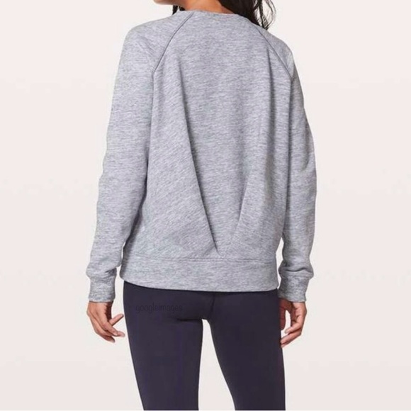 Lululemon Just Pleat It Crew, Heathered Speckled True Navy - Picture 3 of 16